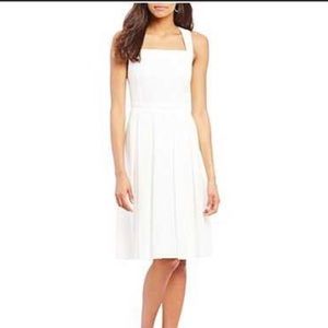Cremieux Cross Back Fit & Flare Dress